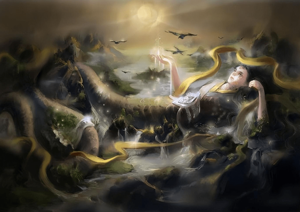 伏羲女娲,人身蛇尾,兄妹通婚,《伏羲女娲交尾图》要表达什么_伏羲和