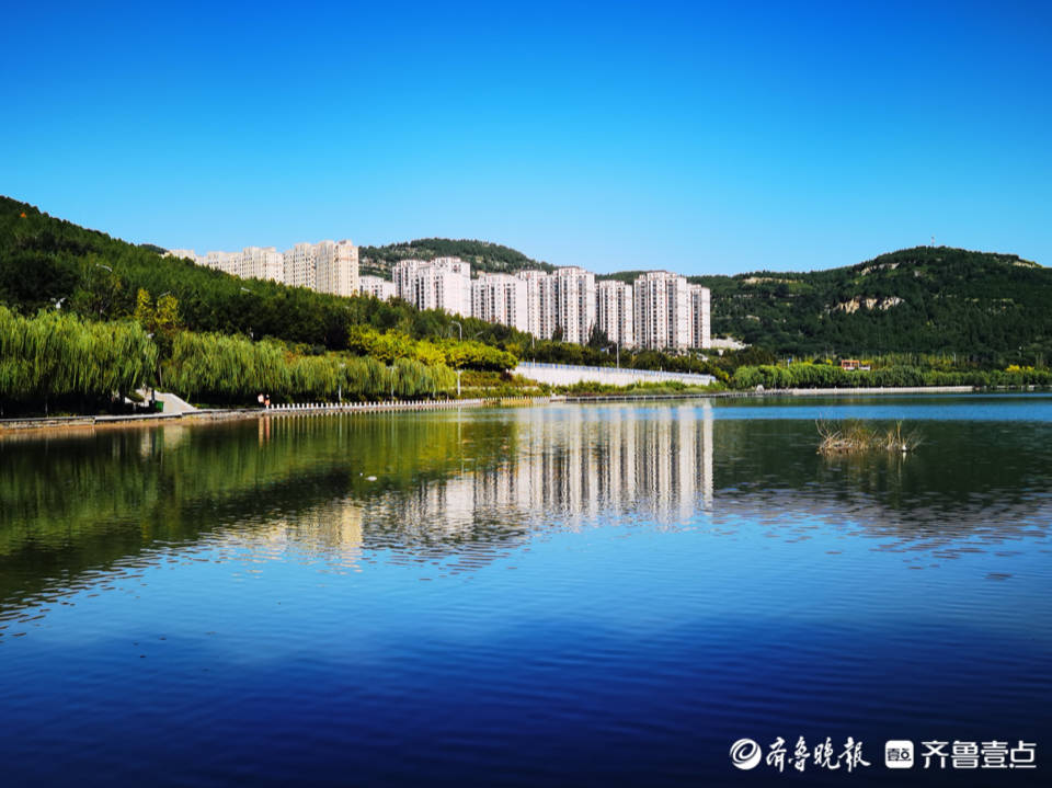 初秋的孟家水库,风光旖旎_李春英_孟家_水库