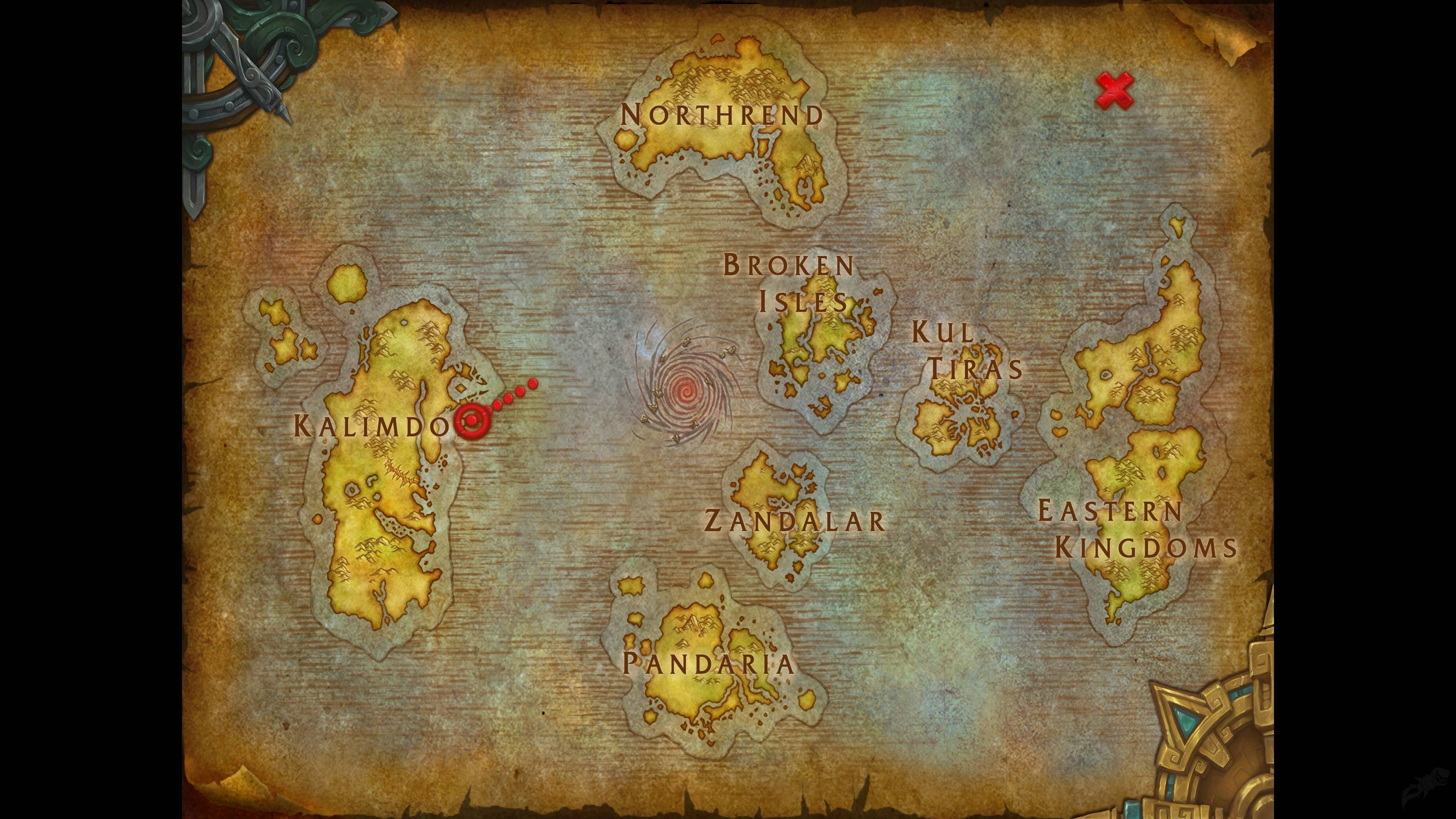 魔兽世界老版高清地图图片