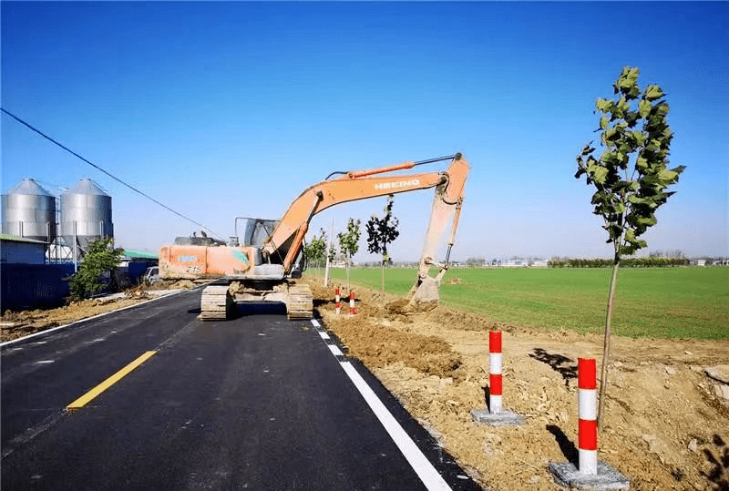 修通十里柏油路 带富沿线五个村_青疃镇_曹石路_涡阳