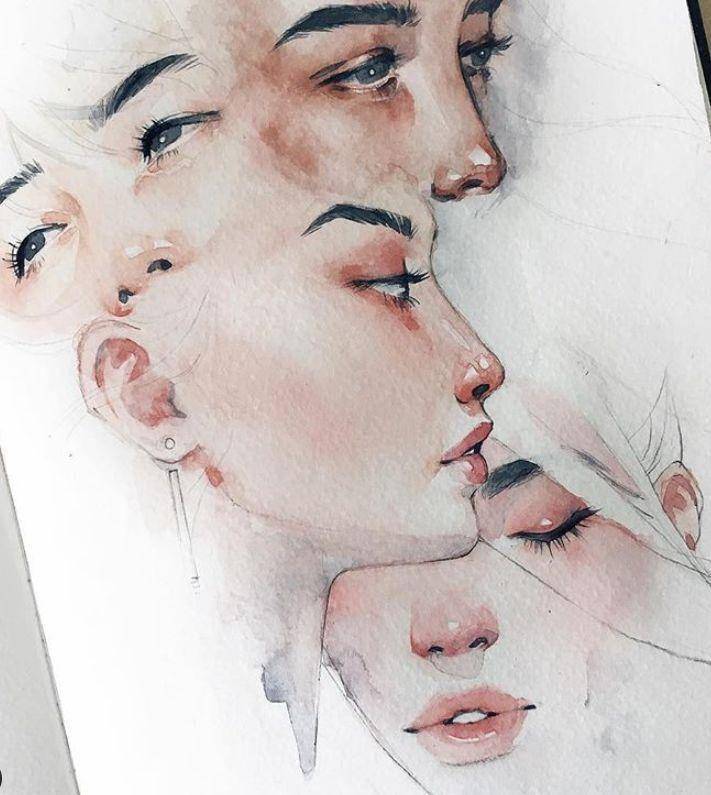 时尚插画风格探索|kelogsloops笔下沉睡的忧郁灵魂和墨蓝色的畅想