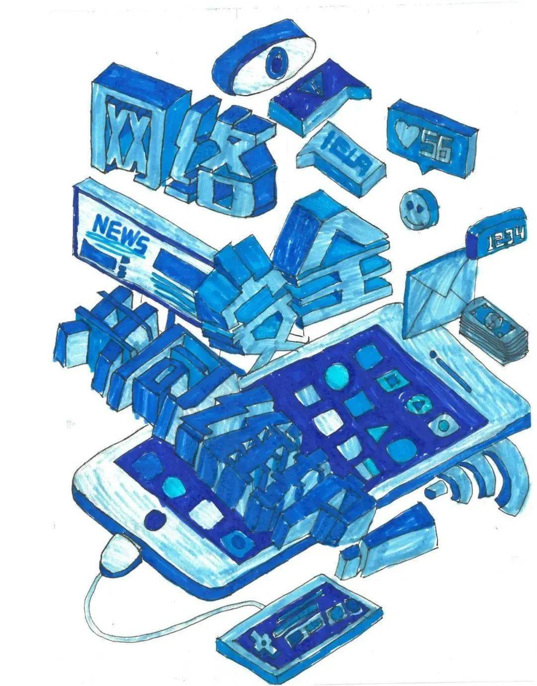 强国复兴有我丨网络安全手绘海报大赛,快来为你喜欢的作品投票吧