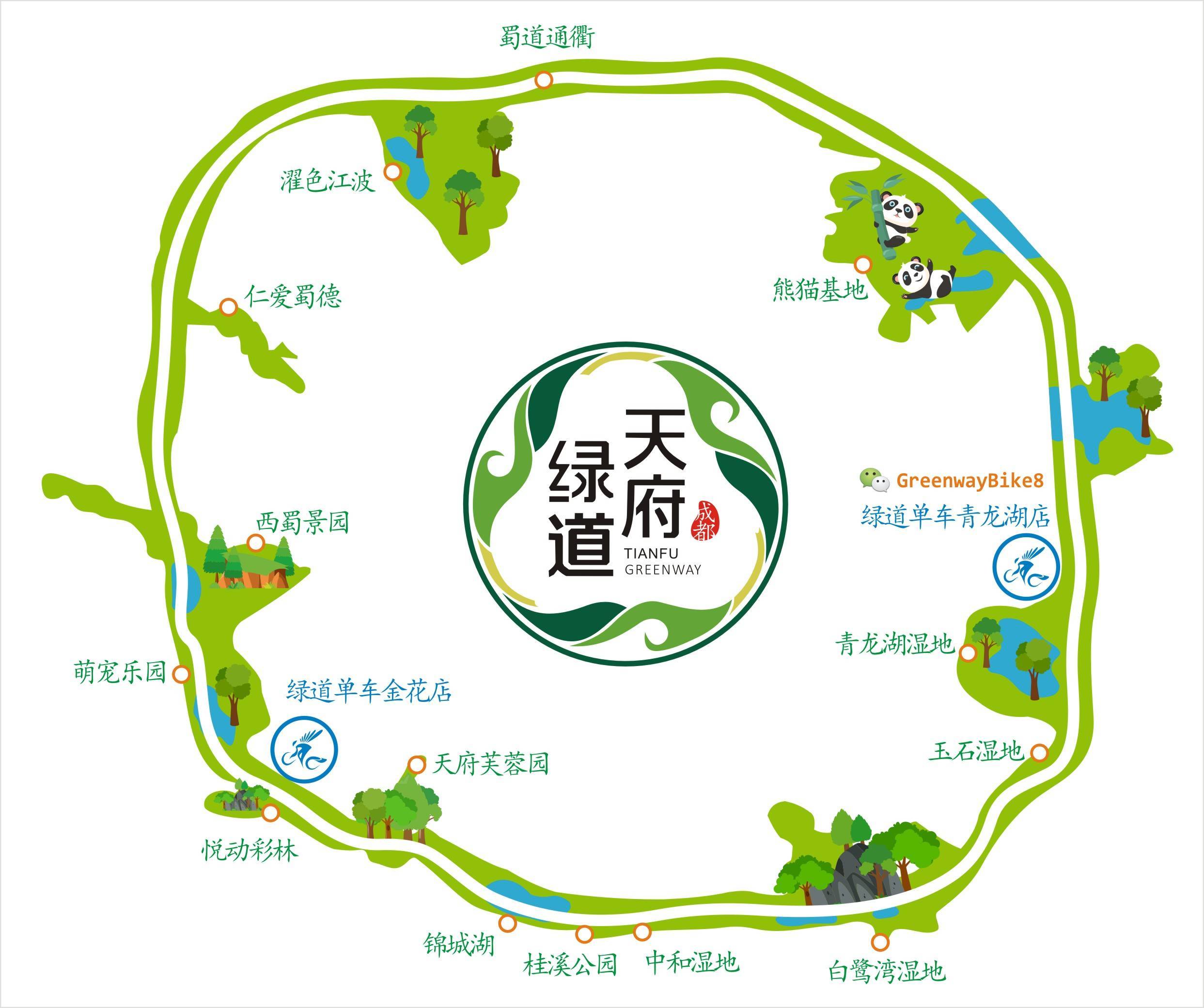枣庄环城绿道路线图图片