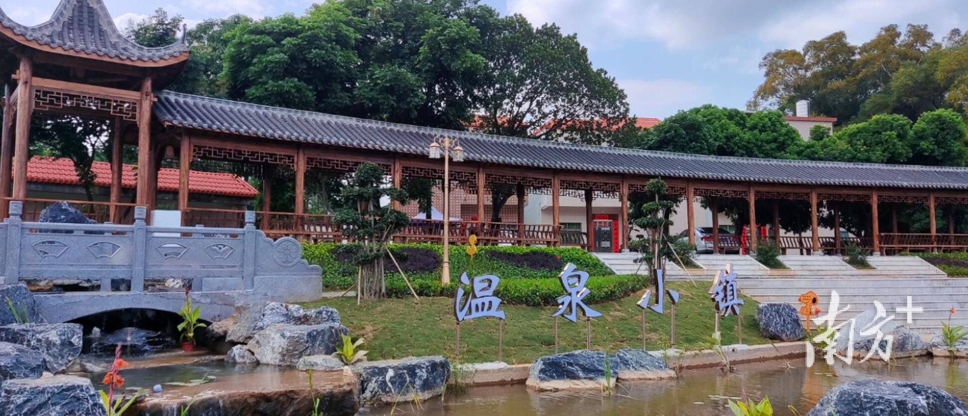 陆河县上护镇温泉酒店外景.