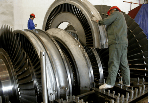 它主要由隔板体,喷嘴叶栅和隔板外缘等部分组成.