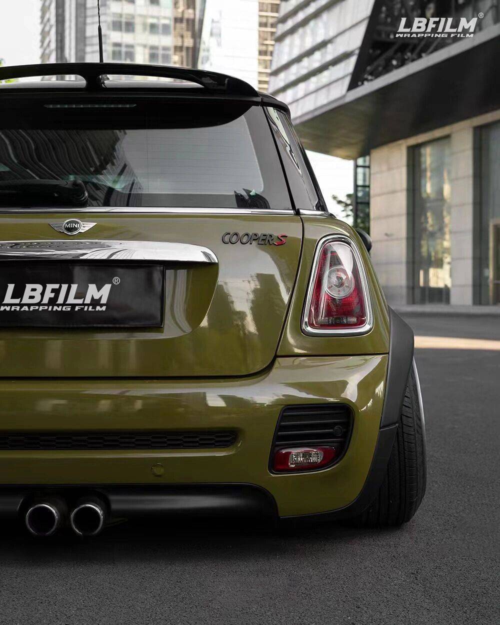 宝马mini-lb原厂漆战斗绿,介于嫩绿与深沉墨绿间的颜色绿色_搜狐汽车