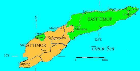 东帝汶和飞地欧库西地区,如何进行交通联系?_印尼_葡萄牙_领土