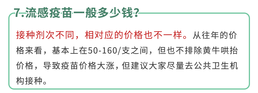 《流感疫苗15个高频疑问》！9月开打,今年别再耽误了