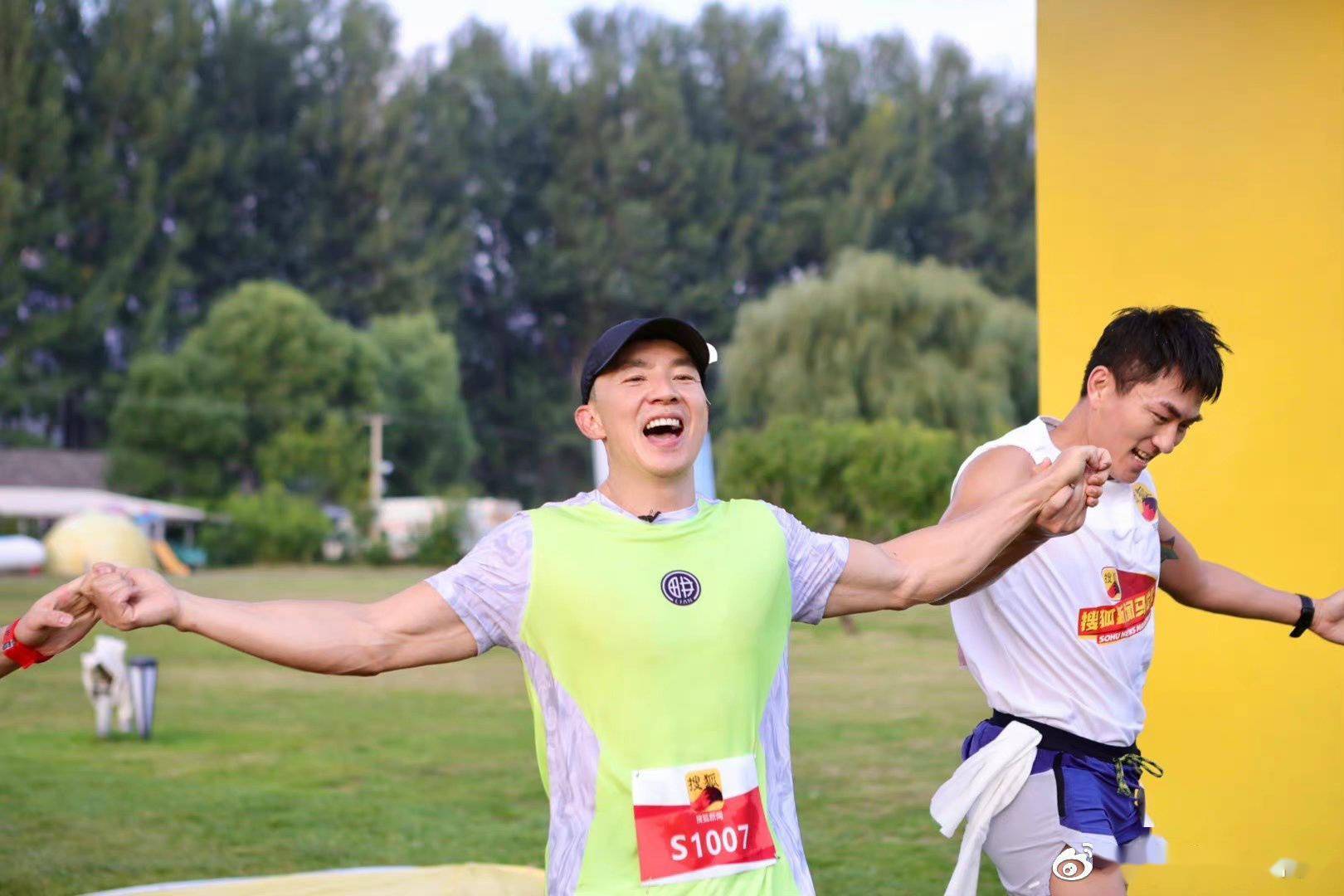 刘畊宏袁姗姗等人组团马拉松 分享运动感受引关注_活动_照片_黄征