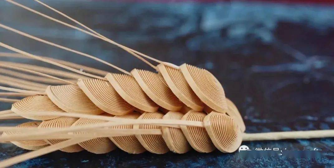 视频分享|寓意"丰收和希望"的立体衍纸麦穗_koosch_manuela_作品