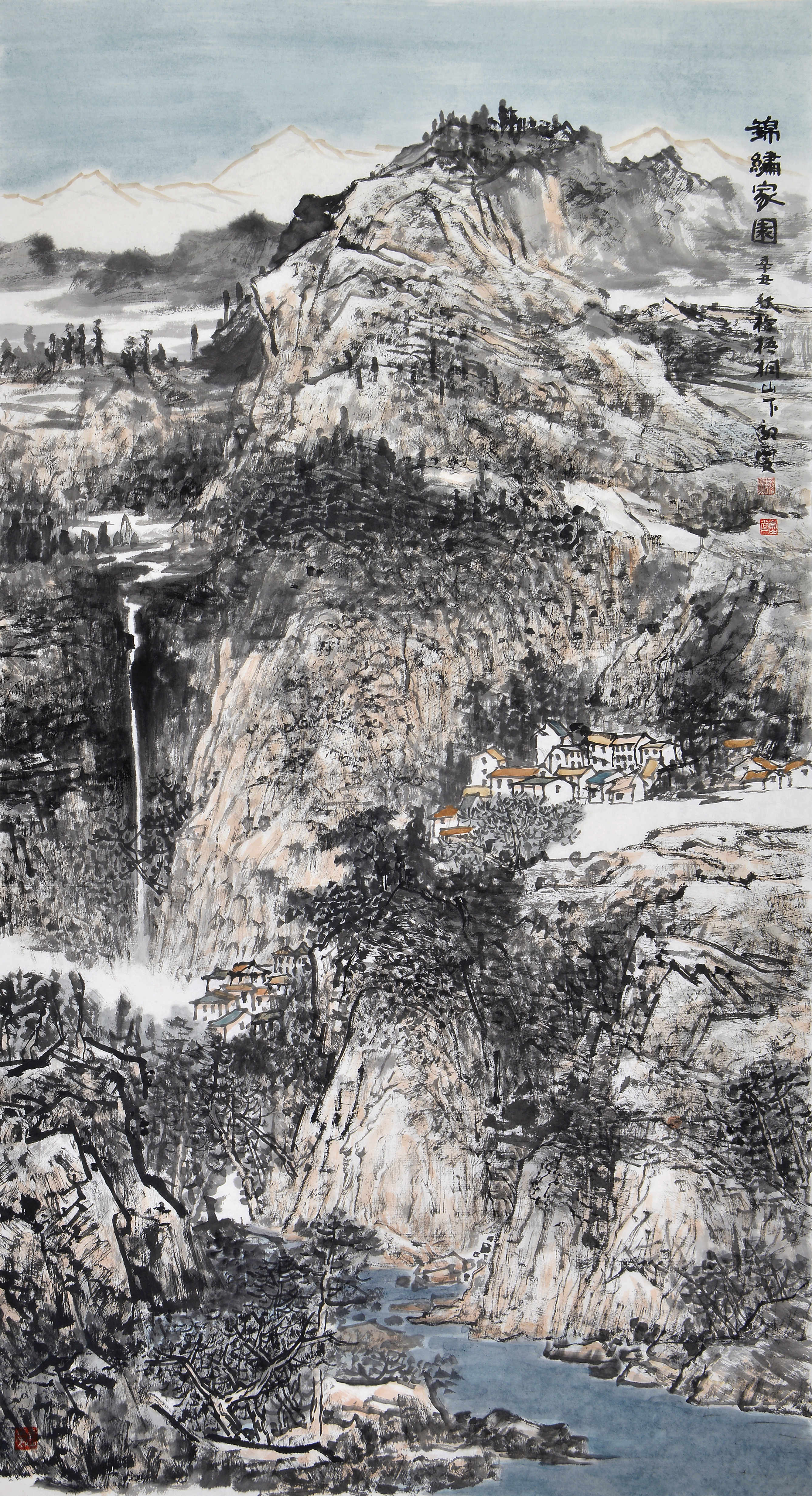 对话 郭雯:江山本似画 内美静中参_山水画_艺术_纸本