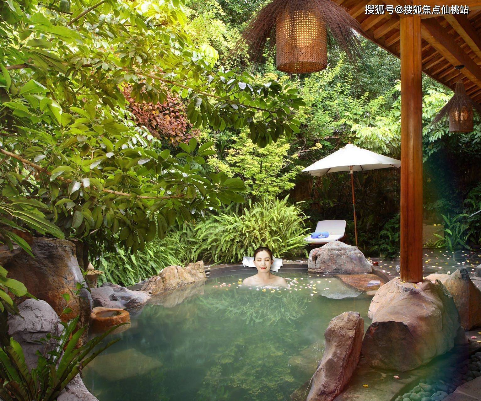 玖悦温泉度假酒店是温德姆领衔的玖沐雨林酒店集群之一.