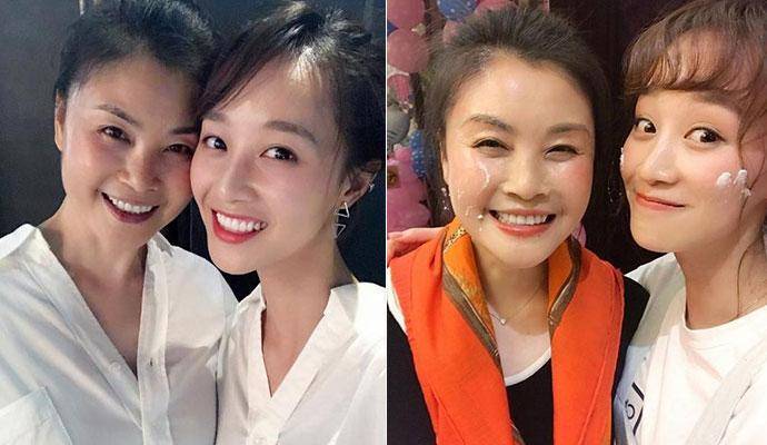 杨紫不仅给妈妈道歉和送上生日祝福,并曝出妈妈艺名_马海燕_蓝盈莹_母