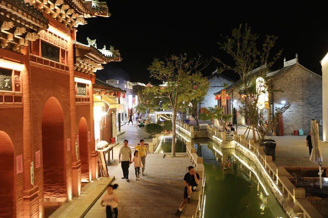 袁家村·宿迁印象,夜景纷呈!_夜色_小吃_古建筑