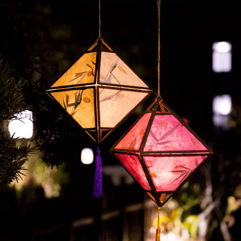 【新时代文明实践】海上遗韵·非遗课堂丨压花宣纸灯笼_外滩街道_花草