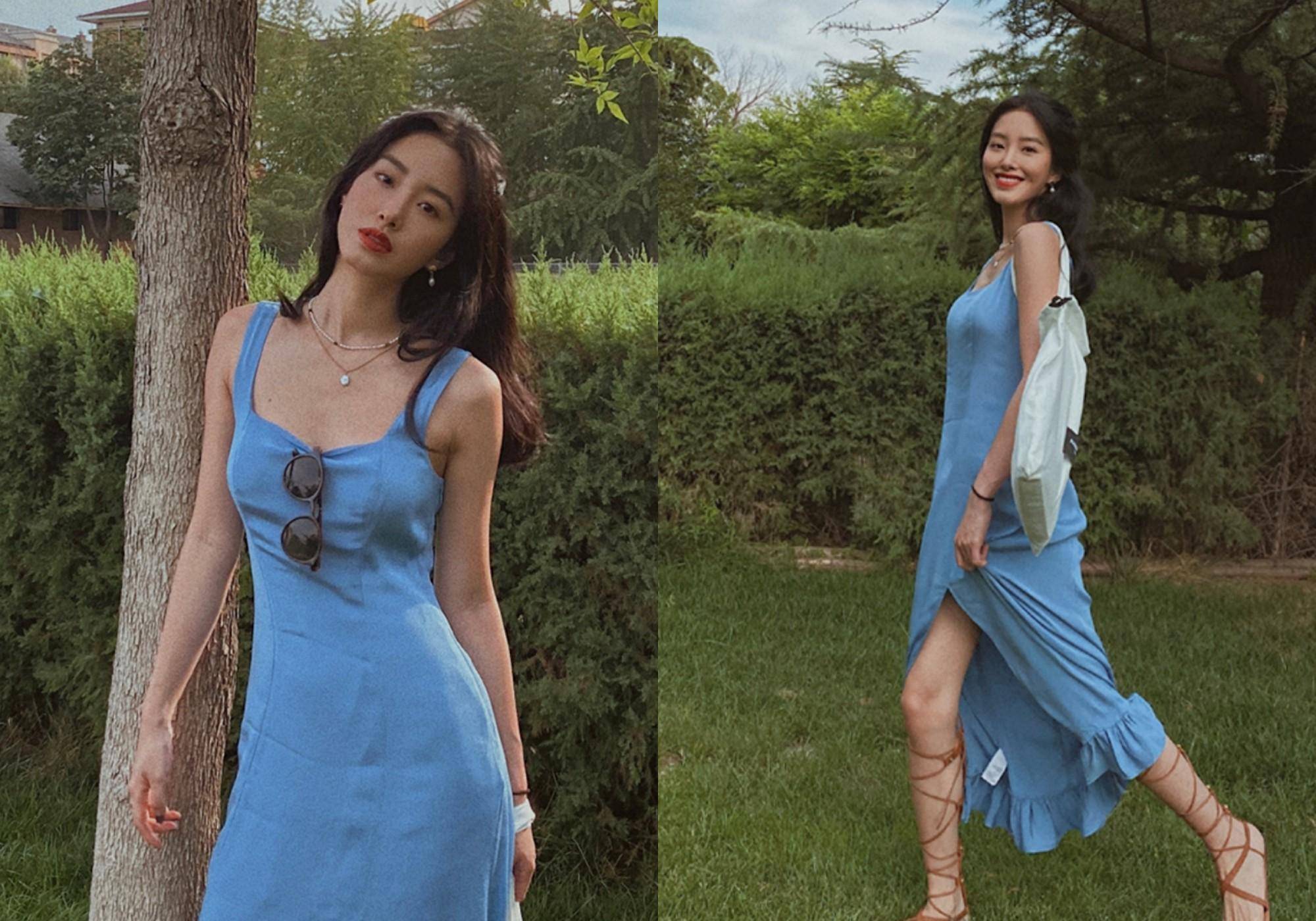 杨采钰有着成时尚女人不可或缺的气质和贵气,而她的穿搭让她更高级