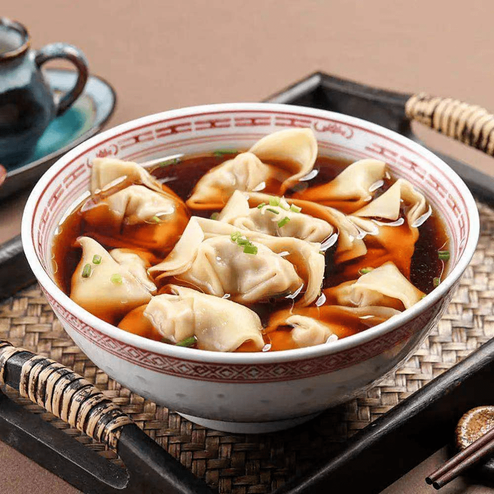 苹果血糯红豆粥●午点菌菇鸽子汤菜肉馄饨●午餐自主饼干梁丰牛奶