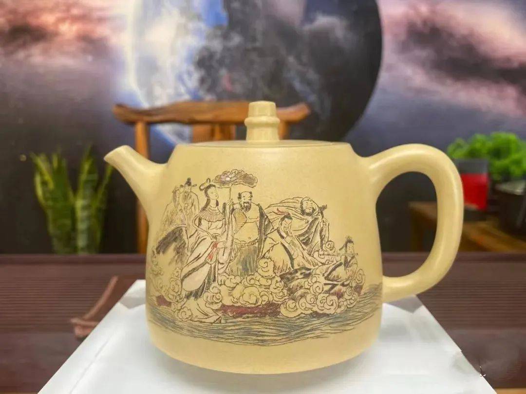 乔掌柜紫砂宜兴:任淦庭传人,省陶瓷艺术名人【任南松】,工艺精妙,恢弘