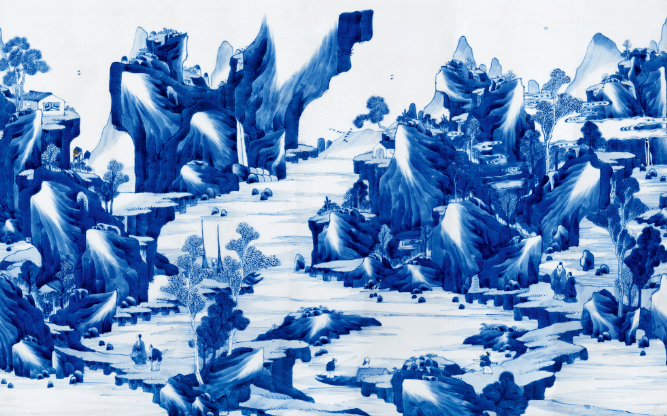 《收藏家聚乐部》青花瓷器是以氧化钴为着色剂在瓷胎上绘出所需图案