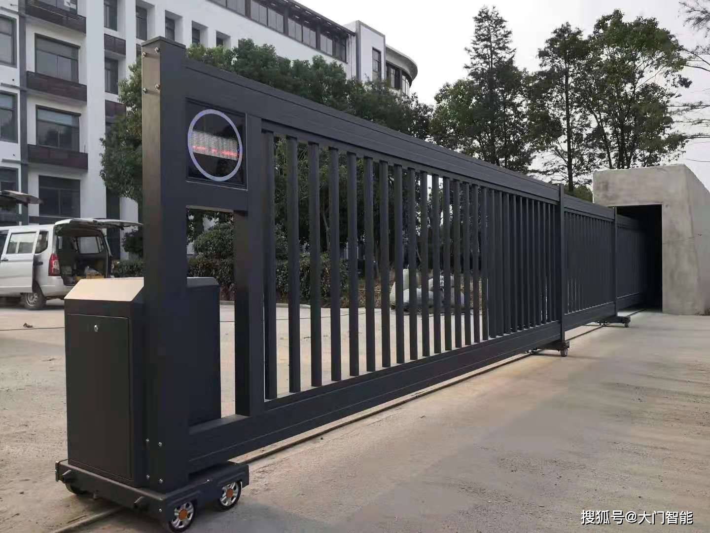 电动伸缩门尺寸是多少_大门_智能_定制