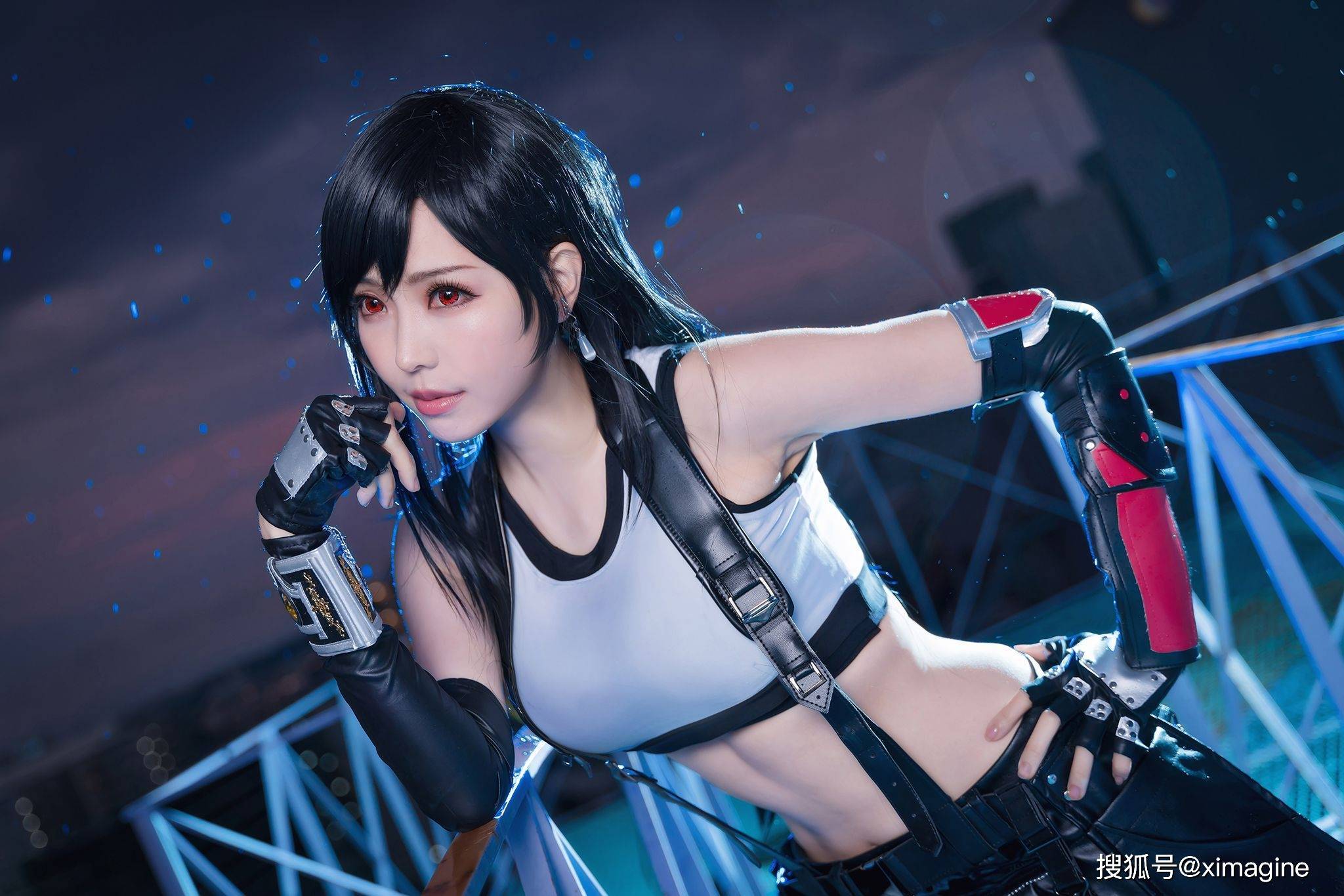 荒岛-最终幻想蒂法洛克哈特cosplay ely tifa角色扮演写真摄影图片