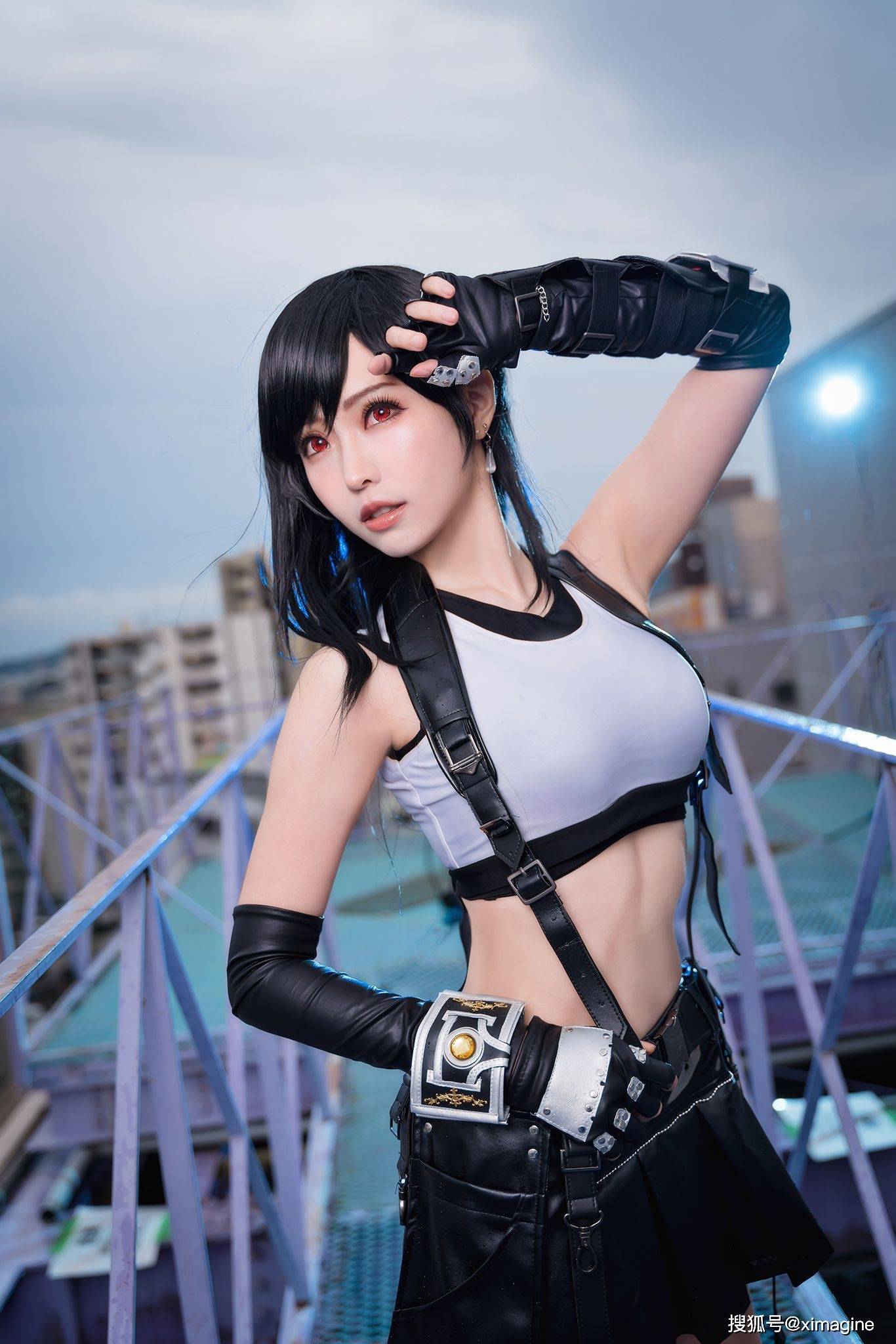 荒岛-最终幻想蒂法洛克哈特cosplay ely tifa角色扮演写真摄影图片