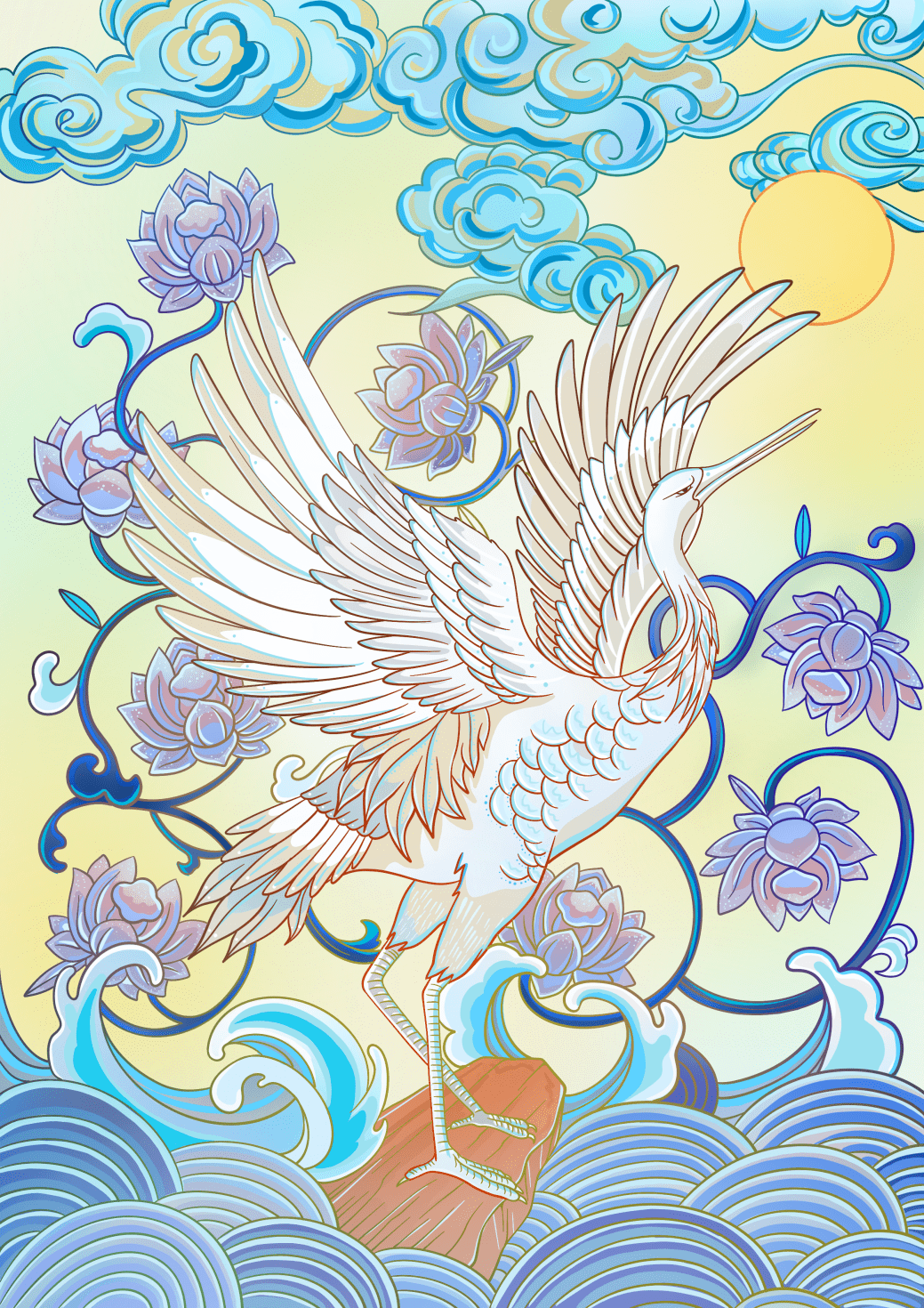 在中国的神话传说中,鸿鹄是白色的凤凰.