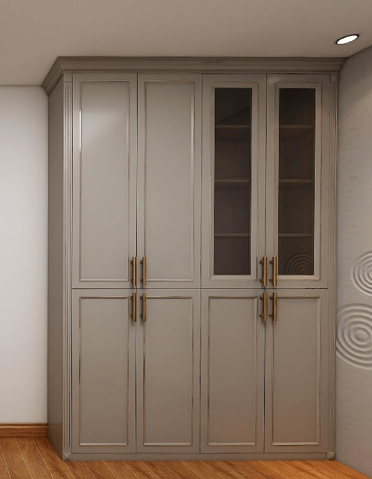 欧兰博全屋定制,新中式风格,温馨惬意_柜门_床头柜_空间