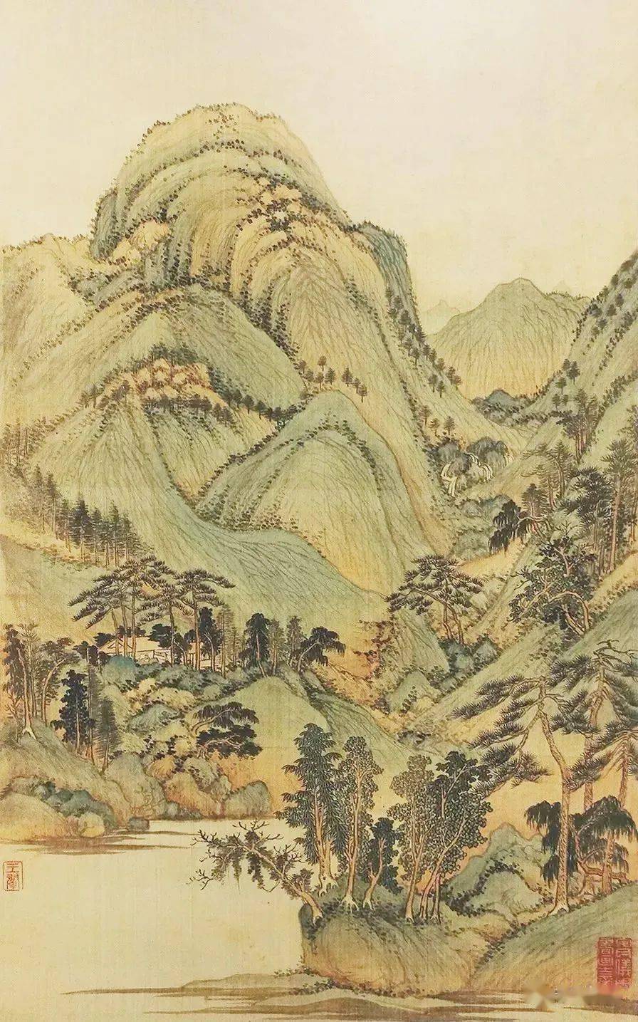 清 王翚 夏山幽居清代扬州界画家袁江,袁耀以"界画"扬名,匠心巧运,置