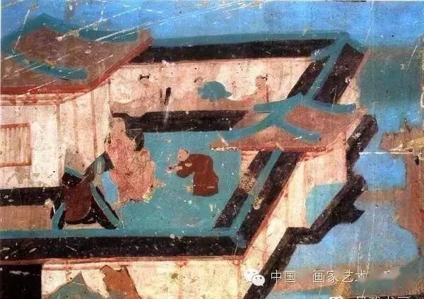 营造视野:美轮美奂,古画中的唐代建筑!_壁画_宫阙_城楼