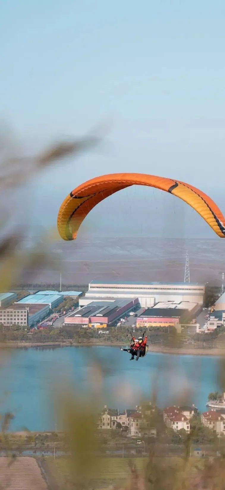 慈溪伏龙山滑翔伞基地,带你happy带你飞,体验飞翔的感觉……_飞行