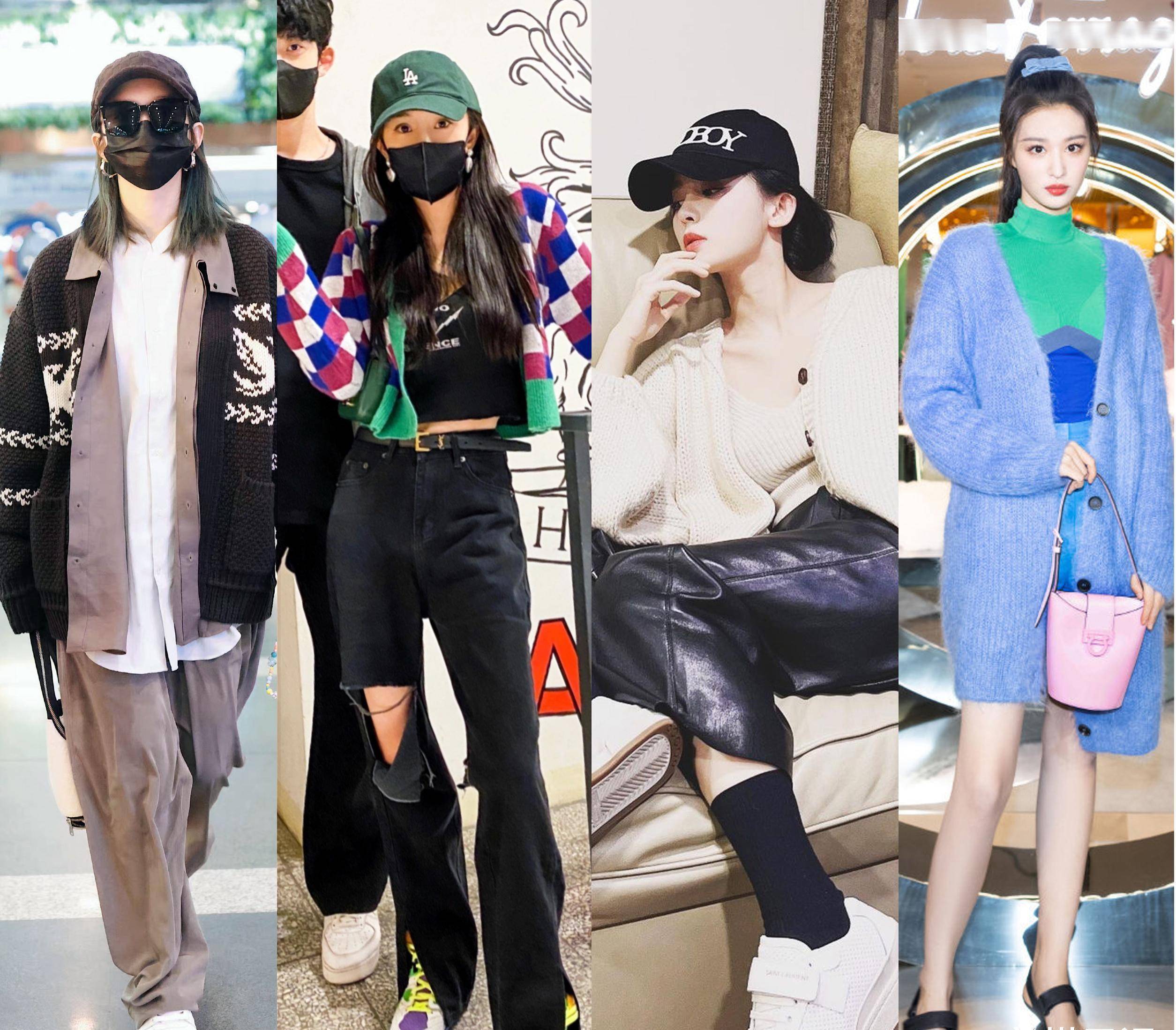 女明星毛衣开衫穿搭合集:孟美岐酷帅,杨幂减龄,娜扎高级_时尚_造型