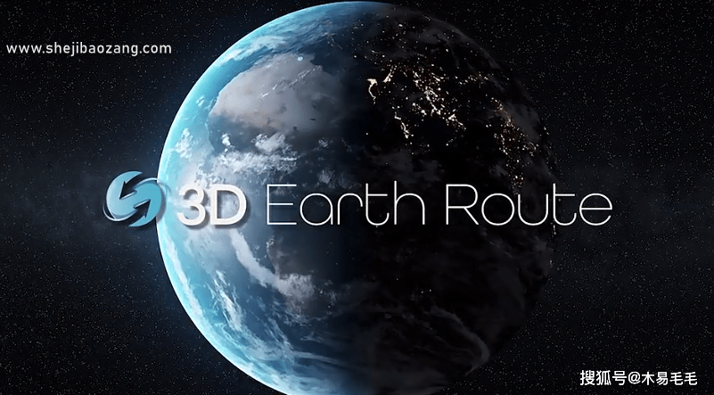 Earth Rote AE模板/脚本-3D Earth Route 三维地球自定义位置坐标定位导航连线展示动画_the_Effects_After