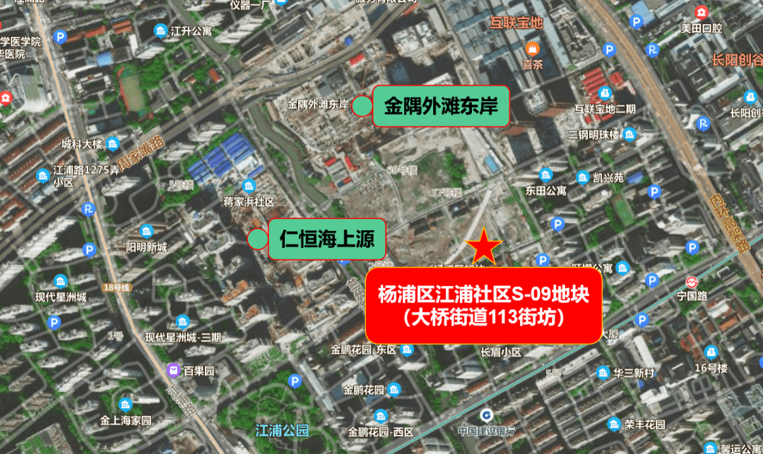 6億,競得楊浦區江浦社區s-09地塊(大橋街道113街坊),房地聯動價115000