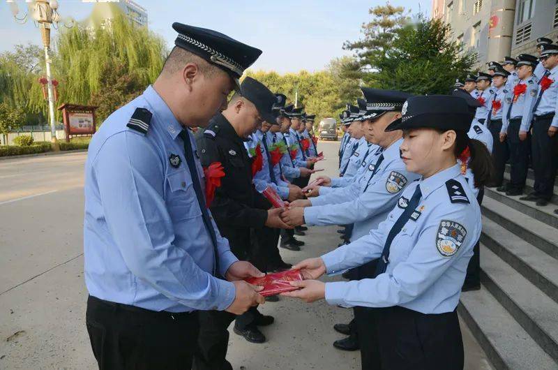 【喜迎二十大 奋进新征程】广平县公安局隆重举行喜迎国庆升旗仪式