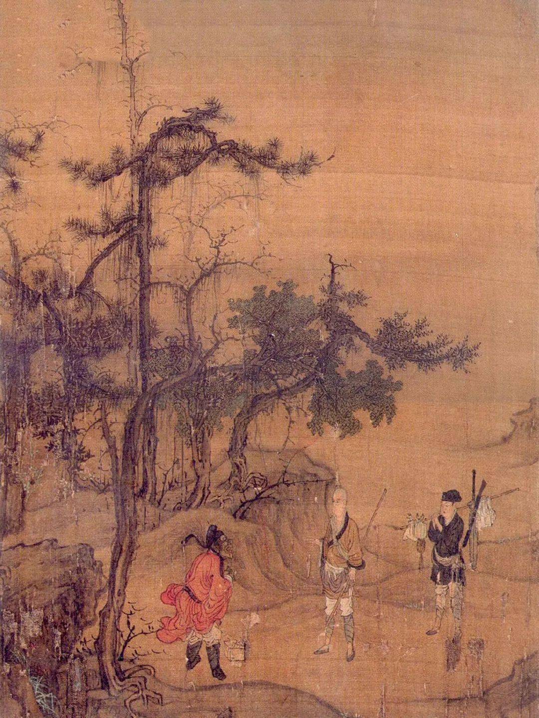 元代《唐僧取經圖冊》，比明代更早的“西遊”故事。_图册_西游记_天王