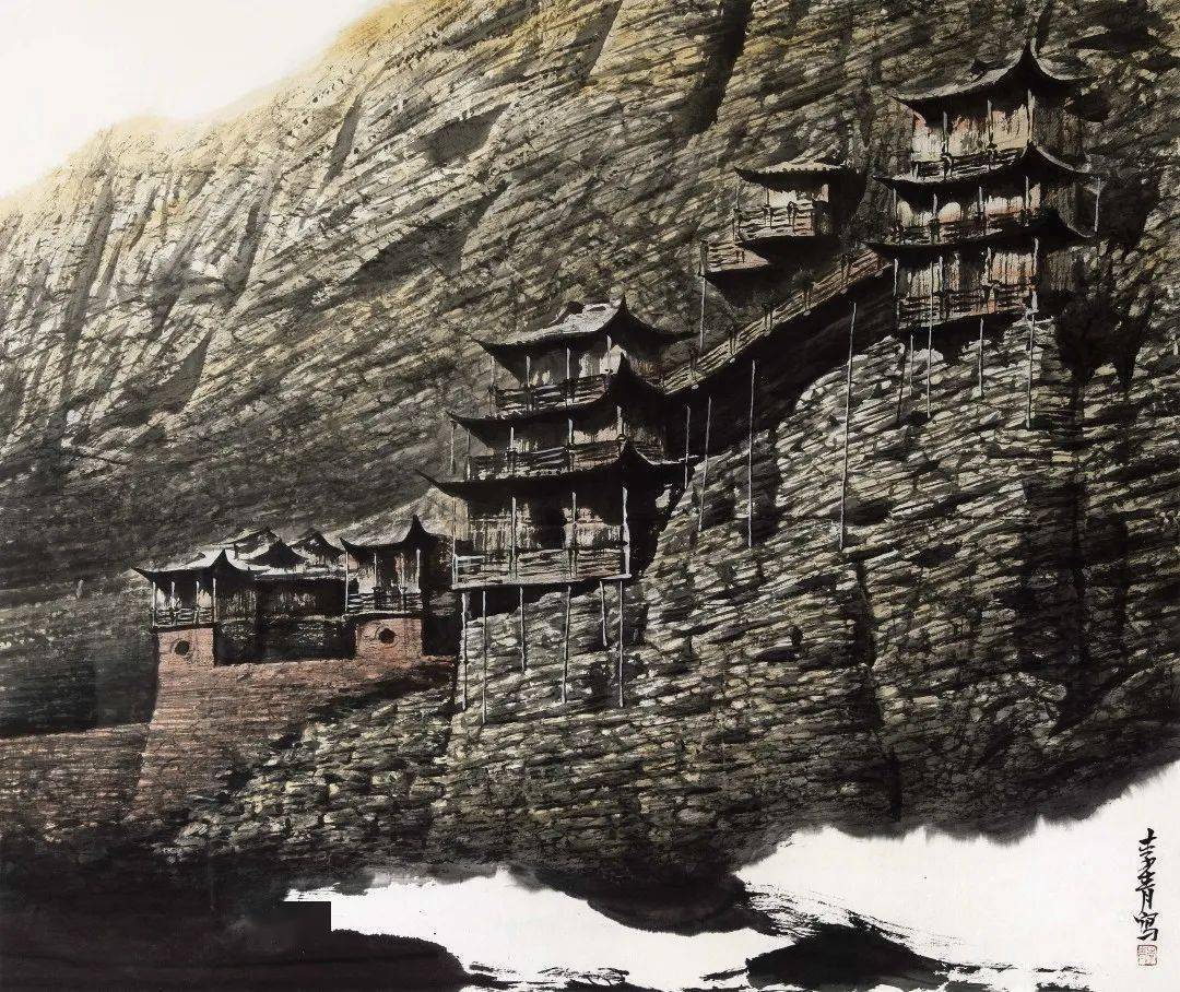 纸上云端——李青丝绸之路绘画作品:第一辑