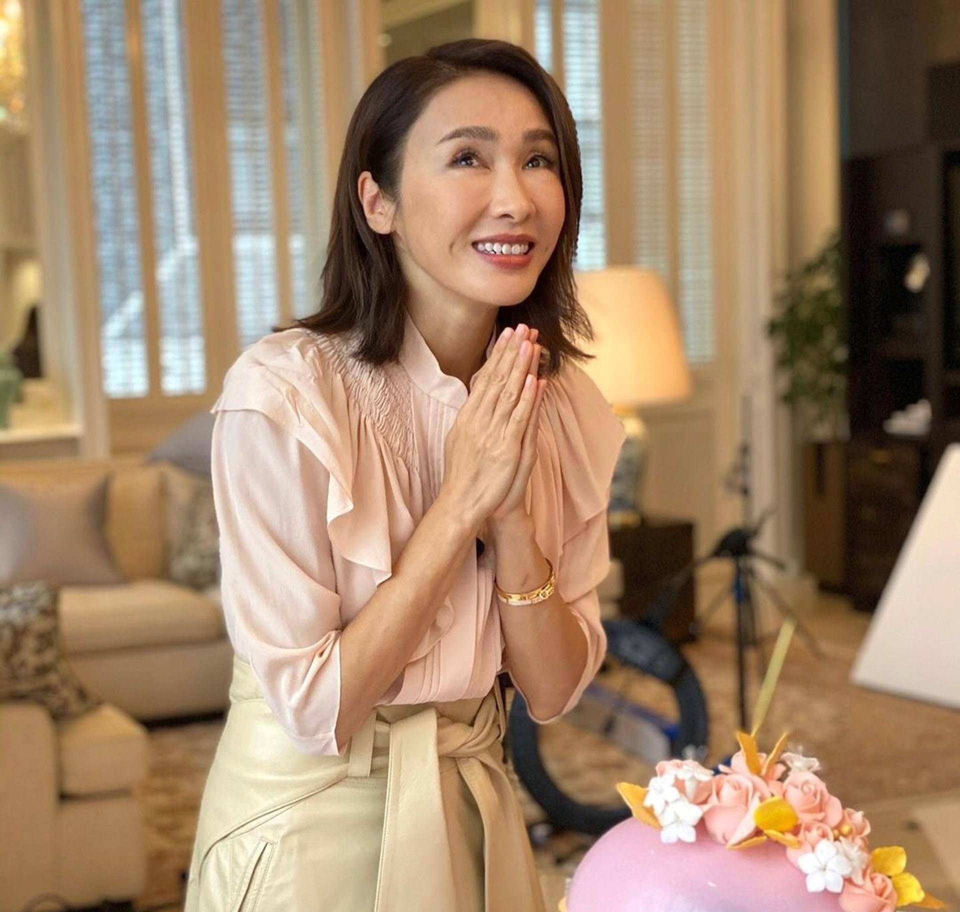 黎姿50岁生日状态!