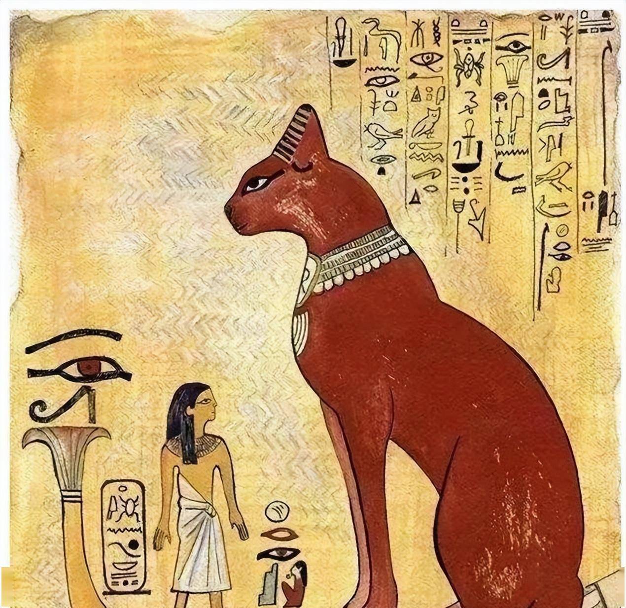 猫咪最早起源哪里?身份地位到底怎么样?_古埃及_黑夜_毒蛇