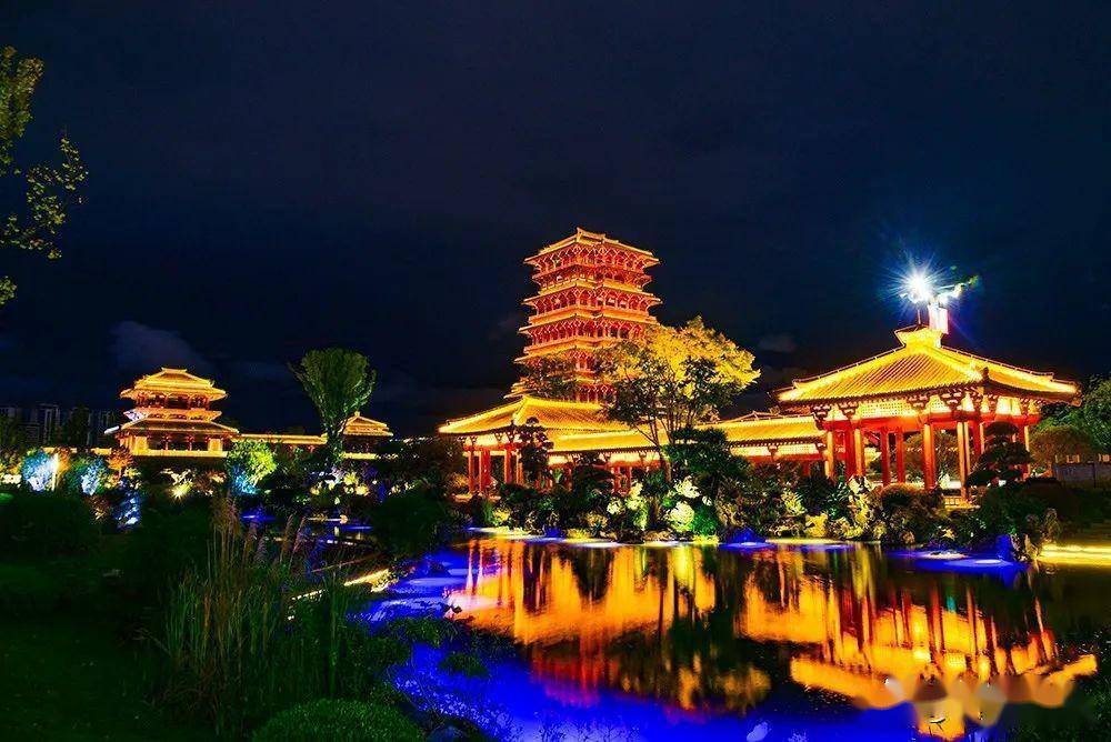 汉中璀璨夜景等你来打卡_城市_国庆_夜色