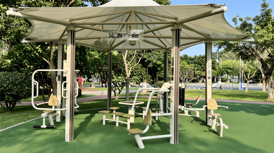 厦门这七处健身公园超有料._运动_设施_智能