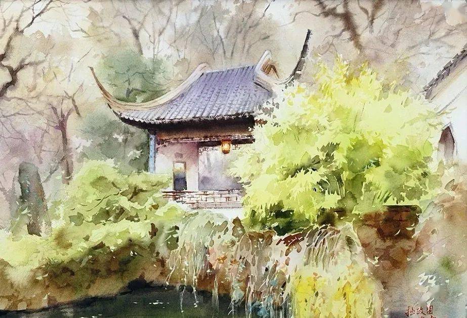 国内水彩画家——周宏智作品欣赏(六)_广告_交流_版权