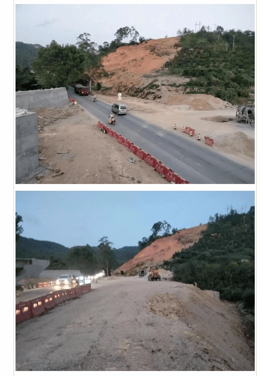 大埔湖寮至枫朗段公路扩建最新进展_整改_茶阳_路段