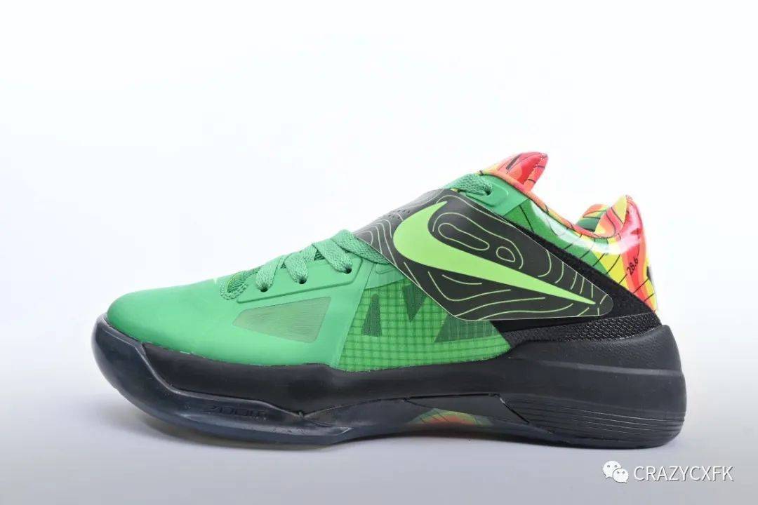 耐克杜兰特4代 nike zoom kd Ⅳ weatherman 气象员篮球鞋_绿色_鞋底