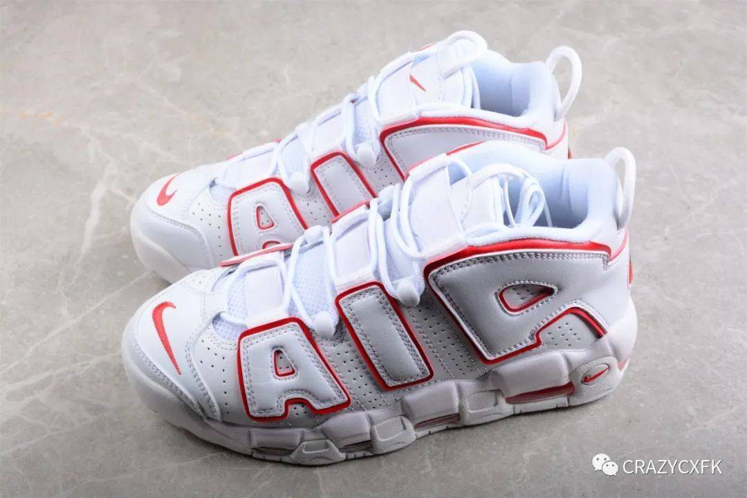 耐克皮蓬 nike air more uptempo usa hoops 大 air 白红篮球鞋_鞋子