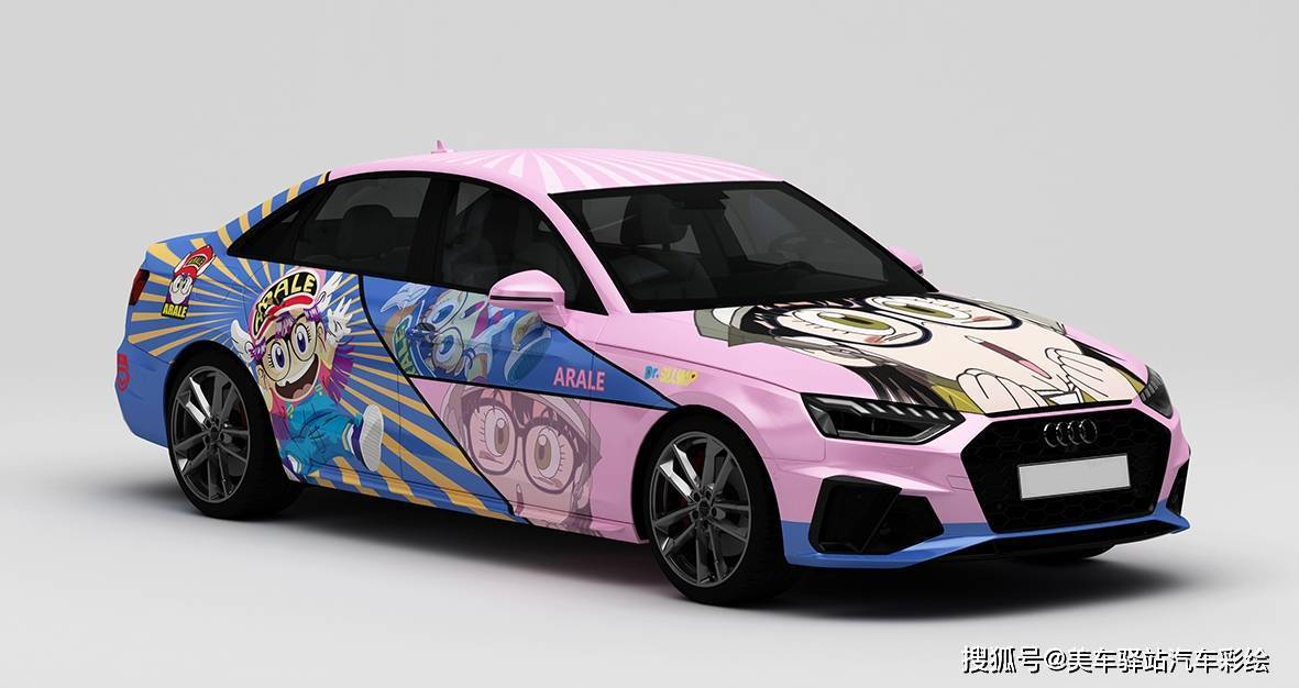 来了,来了:大孩子,小孩子最喜欢的动漫系列汽车彩绘涂装 他来了!