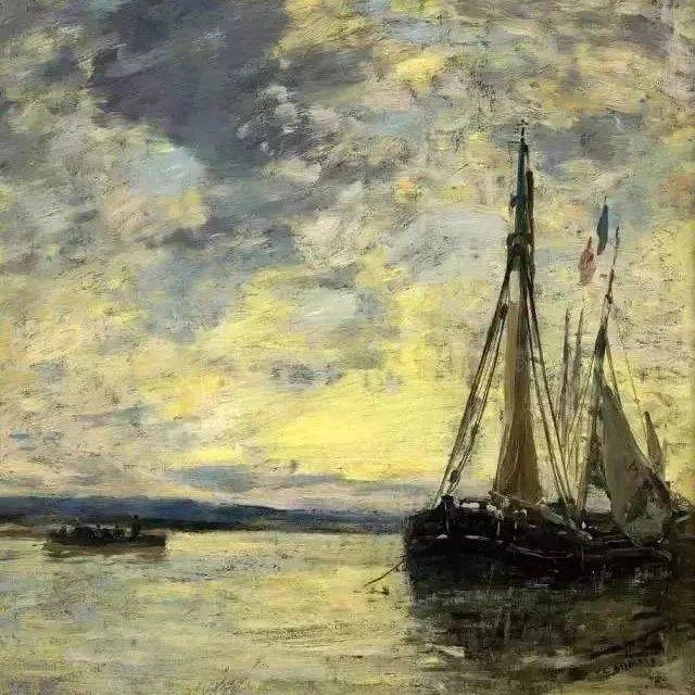 被西方美术史严重低估的画家欧仁·布丹油画作品欣赏_莫奈_法国_艺术