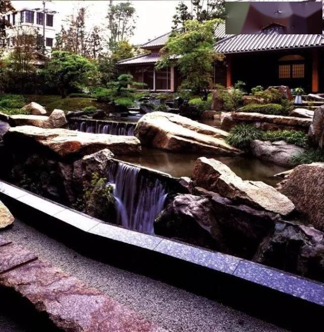 日本庭院枯山水的世界，国宝级枯山水设计师，竟是一位寺庙住持？！_庭园_野俊_瀑布