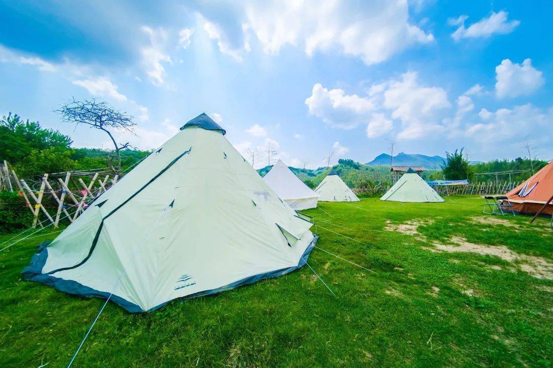 人均不到100元住印第安帐篷!_溪头村_竹林_从化