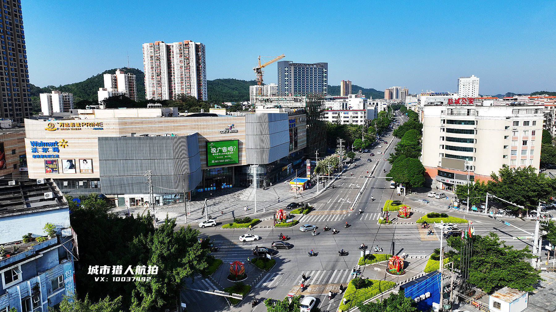 航拍防城港—防城嘉乐城全景_从空中_场所_综合性